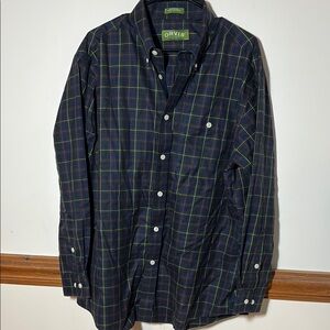 Orvis Blue and Green Casual Button Down Shirt